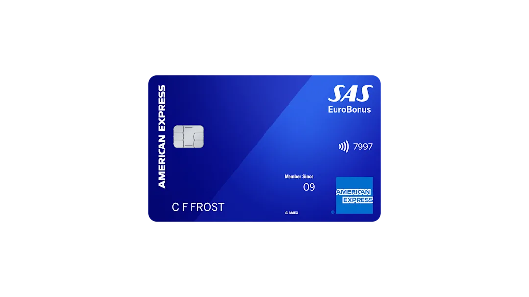 Earn points with SAS EuroBonus payment cards | SAS